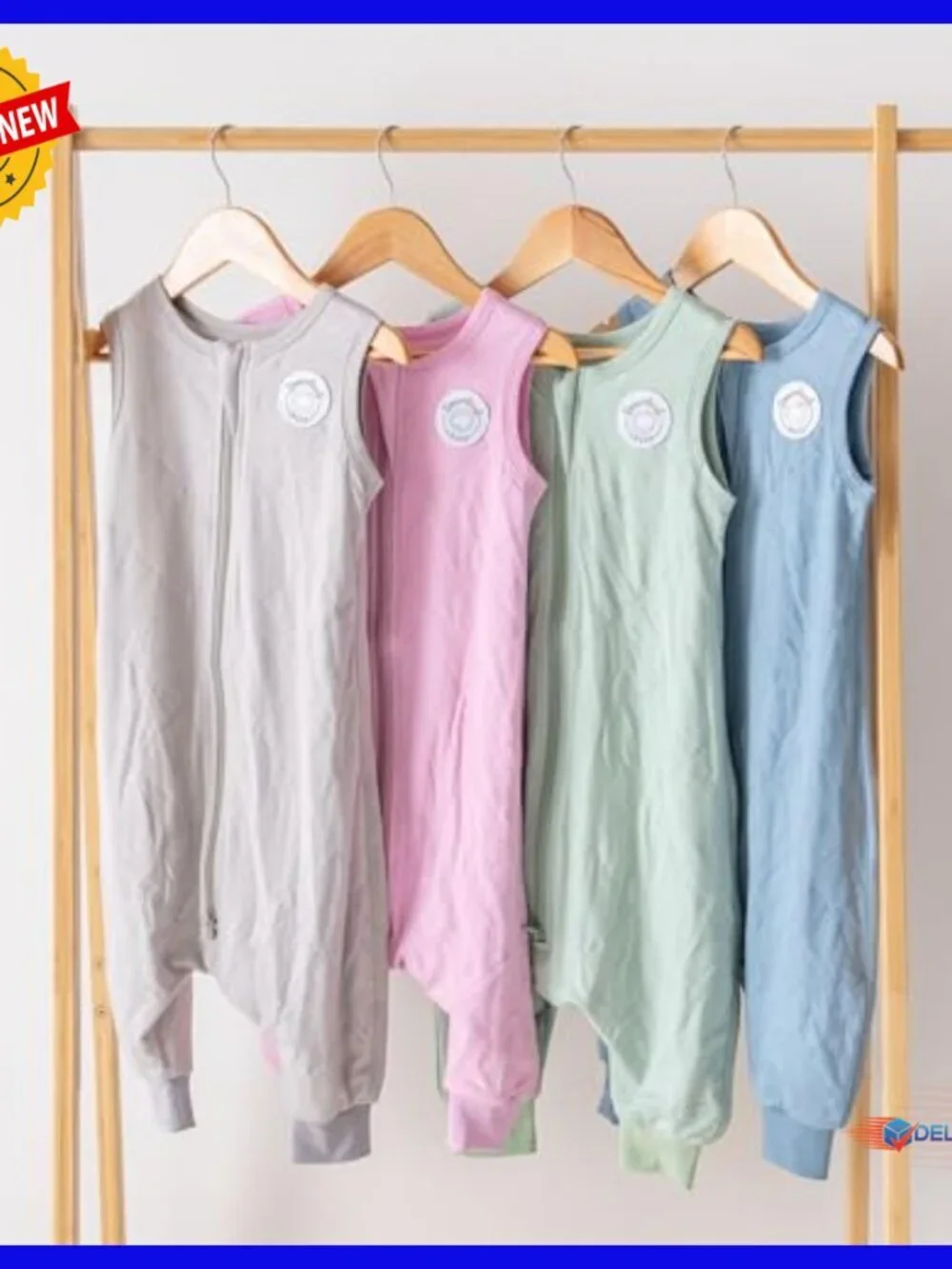 Toddler Sleep Sack with Feet, 1.0 TOG, Ultra Soft Viscose, Machine Washable